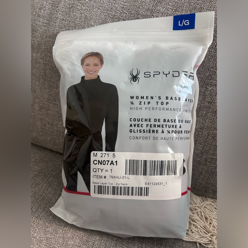 Spyder Women's Baselayer 1/4 Zip - Picture 8 of 9